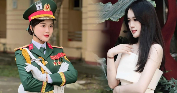 Khối nữ Quân y trong lễ diễu binh